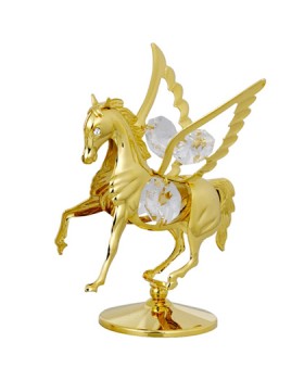 24K GOLD PLATED FLY HORSE 